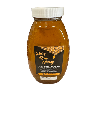 Pure Raw Star Thistle honey