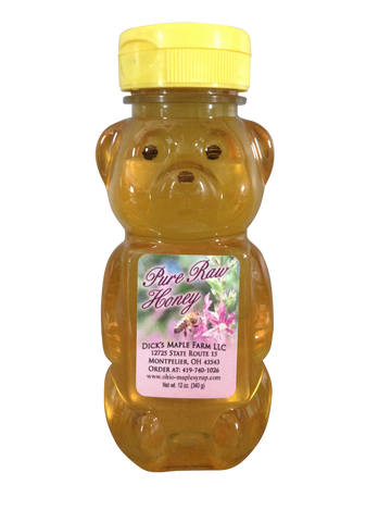 Squeezable Bear - Pure Raw Honey