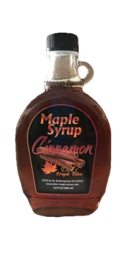 Cinnamon Maple Syrup Flask