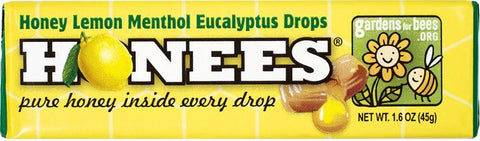 Honey Lemon Menthol Eucalyptus Drops