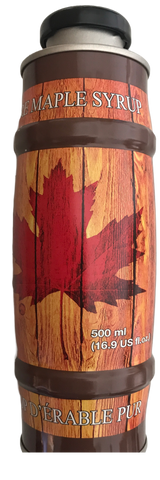 Decorative Can of  Maple Syrup